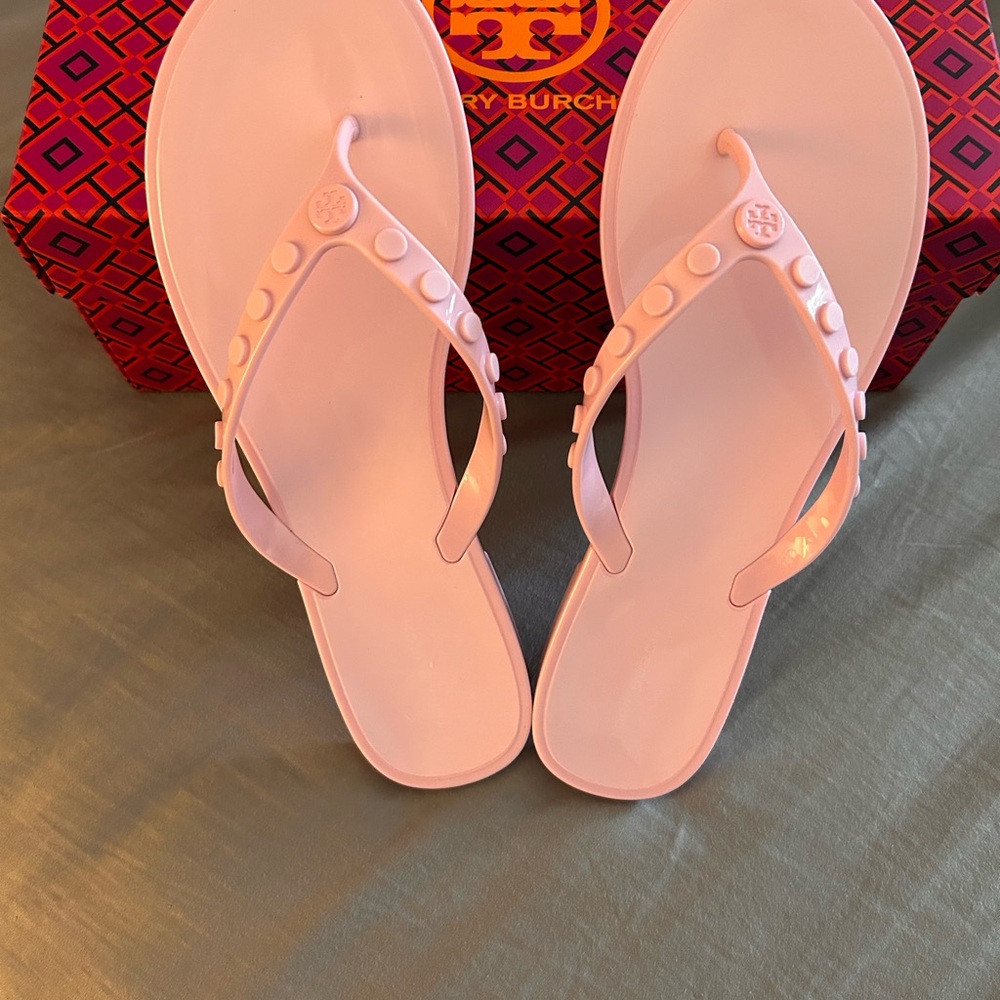 NWOT Tory Burch studded Jelly sandals size 8